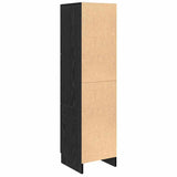 Highboard Rovere nero 31,5 x 32 x 124 cm Legno truciolato