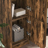 Highboard Rovere fumo 31,5 x 32 x 124 cm Legno truciolato