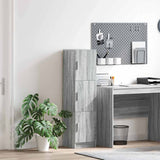Highboard Grigio sonoma 31,5 x 32 x 124 cm Legno truciolato
