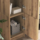 Highboard rovere artigianale 31,5 x 32 x 124 cm