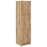 Highboard rovere artigianale 31,5 x 32 x 124 cm