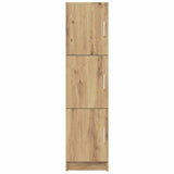 Highboard rovere artigianale 31,5 x 32 x 124 cm