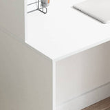 Scrivania Bianco 102 x 50 x 124 cm Legno truciolato