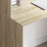 Scrivania rovere sonoma 102 x 50 x 124 cm Legno truciolato