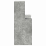 Scrivania Grigio cemento 102 x 50 x 124 cm Legno truciolato