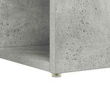 Scrivania Grigio cemento 108 x 55 x 103.5 cm Legno truciolato