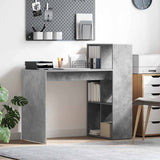 Scrivania Grigio cemento 108 x 55 x 103.5 cm Legno truciolato