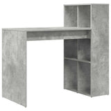 Scrivania Grigio cemento 108 x 55 x 103.5 cm Legno truciolato