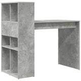 Scrivania Grigio cemento 108 x 55 x 103.5 cm Legno truciolato