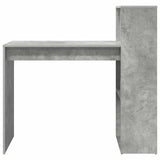 Scrivania Grigio cemento 108 x 55 x 103.5 cm Legno truciolato