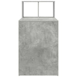 Scrivania Grigio cemento 108 x 55 x 103.5 cm Legno truciolato