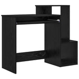 Scrivania Rovere Nero 106 x 41 x 88.5 cm Legno truciolato