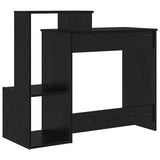 Scrivania Rovere Nero 106 x 41 x 88.5 cm Legno truciolato