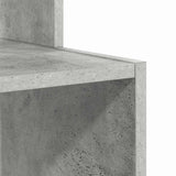 Scrivania Grigio cemento 106 x 41 x 88.5 cm Legno truciolato