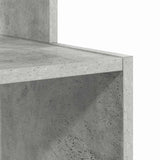 Scrivania Grigio cemento 106 x 41 x 88.5 cm Legno truciolato