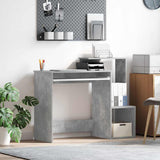 Scrivania Grigio cemento 106 x 41 x 88.5 cm Legno truciolato