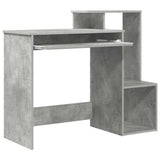 Scrivania Grigio cemento 106 x 41 x 88.5 cm Legno truciolato