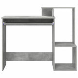 Scrivania Grigio cemento 106 x 41 x 88.5 cm Legno truciolato