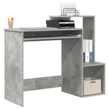 Scrivania Grigio cemento 106 x 41 x 88.5 cm Legno truciolato