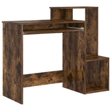 Scrivania Rovere fumé 106 x 41 x 88.5 cm Legno truciolato