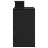 Scrivania Rovere Nero 120,5 x 44 x 88,5 cm Legno truciolato