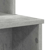 Scrivania Grigio cemento 120,5 x 44 x 88,5 cm Legno truciolato