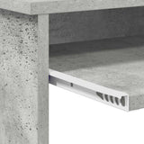 Scrivania Grigio cemento 120,5 x 44 x 88,5 cm Legno truciolato
