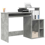 Scrivania Grigio cemento 120,5 x 44 x 88,5 cm Legno truciolato