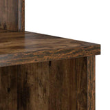 Scrivania Rovere fumé 120,5 x 44 x 88,5 cm Legno truciolato