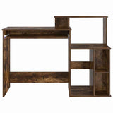 Scrivania Rovere fumé 120,5 x 44 x 88,5 cm Legno truciolato