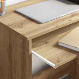 Scrivania con cassetto Rovere artigianale 120,5 x 44 x 88,5 cm