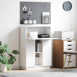 Scrivania Bianco 71,5 x 31,5 x 106,5 cm Legno truciolato