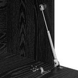 Scrivania Rovere Nero 71,5 x 31,5 x 106,5 cm Legno truciolato