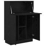 Scrivania Rovere Nero 71,5 x 31,5 x 106,5 cm Legno truciolato