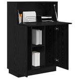 Scrivania Rovere Nero 71,5 x 31,5 x 106,5 cm Legno truciolato