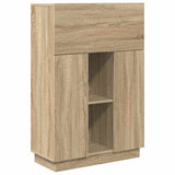 Scrivania con lo scaffale Rovere Sonoma 71,5 x 31,5 x 106,5 cm
