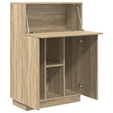 Scrivania con lo scaffale Rovere Sonoma 71,5 x 31,5 x 106,5 cm