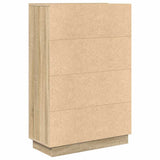 Scrivania con lo scaffale Rovere Sonoma 71,5 x 31,5 x 106,5 cm
