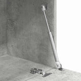 Scrivania con lo scaffale Grigio cemento 71,5 x 31,5 x 106,5 cm