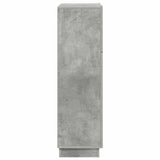 Scrivania con lo scaffale Grigio cemento 71,5 x 31,5 x 106,5 cm