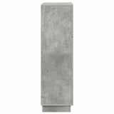 Scrivania con lo scaffale Grigio cemento 71,5 x 31,5 x 106,5 cm