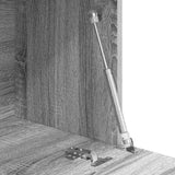 Scrivania con lo scaffale Grigio Sonoma 71,5 x 31,5 x 106,5 cm