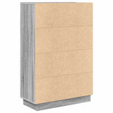 Scrivania con lo scaffale Grigio Sonoma 71,5 x 31,5 x 106,5 cm