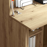 Scrivania con porta Rovere artigianale 71,5 x 31,5 x 106,5 cm