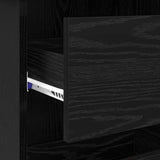 Scrivania Rovere Nero 90 x 37.5 x 75 cm Legno truciolato