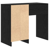 Scrivania Rovere Nero 90 x 37.5 x 75 cm Legno truciolato