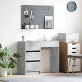 Scrivania Grigio cemento 90 x 37.5 x 75 cm Legno truciolato