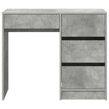 Scrivania Grigio cemento 90 x 37.5 x 75 cm Legno truciolato