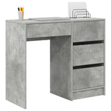 Scrivania Grigio cemento 90 x 37.5 x 75 cm Legno truciolato