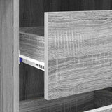 Scrivania Grigio Sonoma 90 x 37.5 x 75 cm Legno truciolato